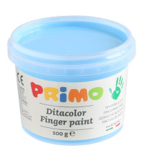 Ditacolor colori a dita - 100ml  - c/pennello - valigetta 6 colori pastello - Primo