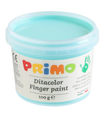 Ditacolor colori a dita - 100ml  - c/pennello - valigetta 6 colori pastello - Primo