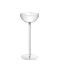 Espositore da terra con 1 semisfera contenitore - Ø 37,5 cm - altezza 90 cm - Tecnostyl