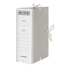 Faldone - lacci incollati - tela - 35 x 25 cm - dorso 10 cm - Starline