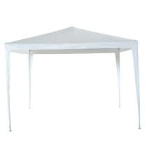 Gazebo Facile - 3 x 3 m - acciaio/PL - bianco - Garden Friend