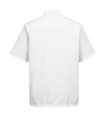 Giacca cuoco Kent - maniche corte - taglia M - bianco - Portwest