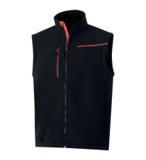 Giacca Softshell 2 in 1 Soccia - taglia XL - nero/rosso - Deltaplus