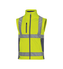 Giacca Softshell Moonlight 2 alta visibilità - poliestere - taglia M - giallo fluo - Deltaplus