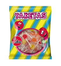 Lecca lecca piatto Yaketas - gusti assortiti - busta da 150 pezzi