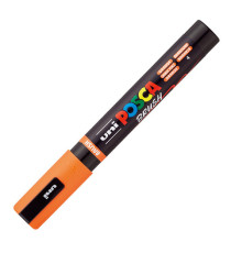 Marcatore a base d'acqua Uni Posca PC5MBR - punta brush 1.0 - 4.0mm - arancione  - Uni Mitsubishi