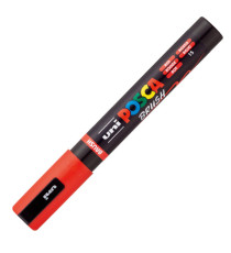 Marcatore a base d'acqua Uni Posca PC5MBR - punta brush 1.0 - 4.0mm - rosso - Uni Mitsubishi