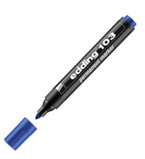 Marcatore permanente 103 - punta conica - da 1,5 a 3 mm - blu - Edding