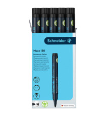 Marcatore permanente Maxx 130 - punta conica - tratto 1,00-3,00mm - nero - Schneider