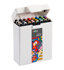 Marcatore Sketch marker - colori assortiti - Carioca Plus - conf. 32 pezzi