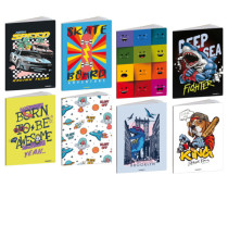 Maxiquaderno Kid Boy - A4 - 1 rigo c/margine - 21 fogli - 80 gr - Blasetti