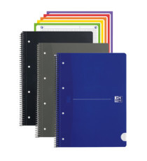 Maxiquaderno spiralato Office Essentials - A4+ - 5 mm - 160 pagine - 80 gr - colori assortiti - Oxford