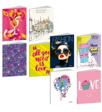 Maxiquaderno Teen Girl - A4 - 1 rigo c/margine - 20+1 fogli - 80 gr - Blasetti