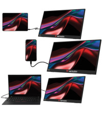 Monitor - portatile - 15.6 - FHD LIGHT - Verbatim