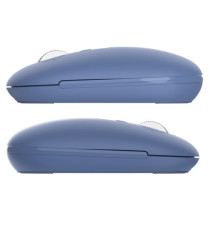 Mouse - ultrasottile - wireless - ricaricabile - Blu - Trust