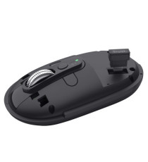 Mouse - ultrasottile - wireless - ricaricabile - Nero - Trust