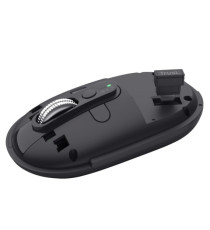 Mouse - ultrasottile - wireless - ricaricabile - Nero - Trust
