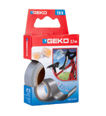 Nastro adesivo telato Tex - 19 mm x 2,7 m - grigio - Geko