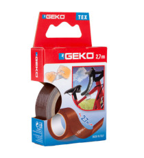 Nastro adesivo telato Tex - 19 mm x 2,7 m - marrone - Geko