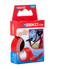 Nastro adesivo telato Tex - 19 mm x 2,7 m - rosso - Geko