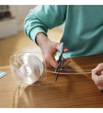 Nastro biadesivo Nano Power - 30 mm x 3 m - acrilico - trasparente - Tesa