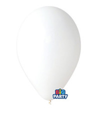 Palloncino - diametro 26 cm - lattice - bianco - conf. 16 pezzi