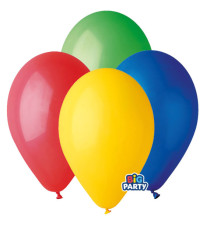 Palloncino - diametro 26 cm - lattice - colori assortiti - conf. 16 pezzi