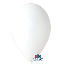 Palloncino - diametro 30 cm - lattice - bianco - conf. 10 pezzi