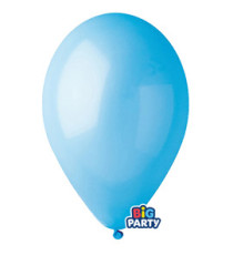 Palloncino - diametro 30 cm - lattice - celeste - conf. 10 pezzi