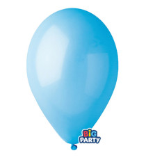 Palloncino - diametro 30 cm - lattice - celeste - conf. 10 pezzi
