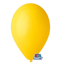 Palloncino - diametro 30 cm - lattice - giallo - conf. 10 pezzi