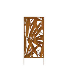 Pannello decorativo - acciaio corten - 50 x 100 cm - corten - Verdemax