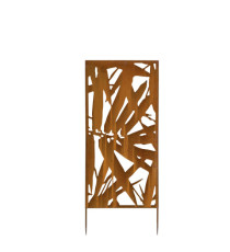 Pannello decorativo - acciaio corten - 50 x 100 cm - corten - Verdemax