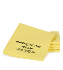 Panni PU Flash - 34 x 36 cm - giallo - Perfetto Factory - conf. 5 pezzi