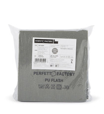 Panni PU Flash - 34 x 36 cm - grigio - Perfetto Factory - conf. 5 pezzi