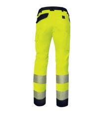Pantalone multitasche alta visibilità M2PA3S - taglia XXL - giallo fluo - Deltaplus