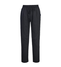 Pantaloni cuoco MeshAir Pro - taglia L - nero - Portwest