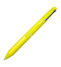 Penna a sfera 4 Multi Chrome - punta 1,00 mm - 4 colori - giallo neon  - Osama