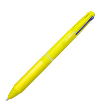 Penna a sfera 4 Multi Chrome - punta 1,00 mm - 4 colori - giallo neon  - Osama