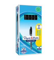 Penna a sfera a scatto Flexgrip Ultra - punta 1 mm - nero - Papermate