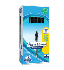 Penna a sfera a scatto Flexgrip Ultra - punta 1 mm - nero - Papermate