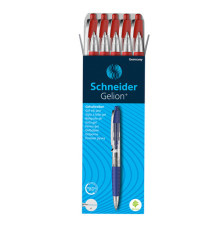 Penna gel Gelion+ a scatto - punta 0.7 mm - rosso - Schneider