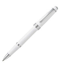 Penna roller Bailey Light - punta F - fusto bianco/cromo - Cross