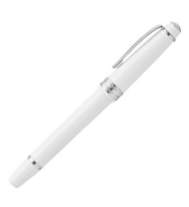 Penna roller Bailey Light - punta F - fusto bianco/cromo - Cross