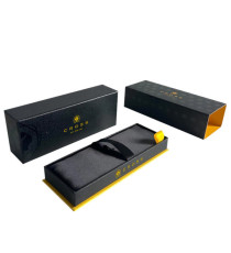 Penna stilografica Bailey Light - punta M - fusto nero/cromo - Cross