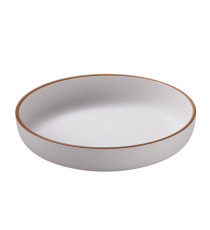 Piatto fondo - rPET - bianco - Ø21 x 3,8cm - Leone