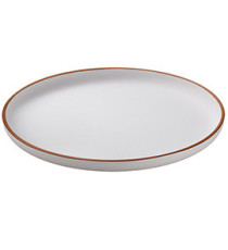 Piatto piano - rPET - bianco - Ø27,5 x 2,8cm - Leone