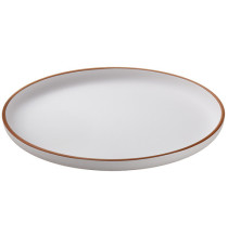 Piatto piano - rPET - bianco - Ø27,5 x 2,8cm - Leone