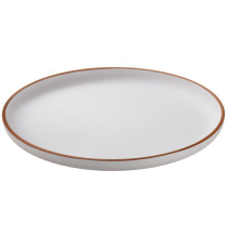 Piatto piano - rPET - bianco - Ø27,5 x 2,8cm - Leone