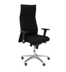 Poltrona direzionale Albacete - con braccioli regolabili e schenale alto - nero - Piqueras y Crespo